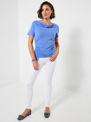 Joe Browns Blue Celeste Cowl Neck Top - Image 3 of 5