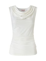 Joe Browns White Sophia Jersey Cowl Neck Top - Image 5 of 5