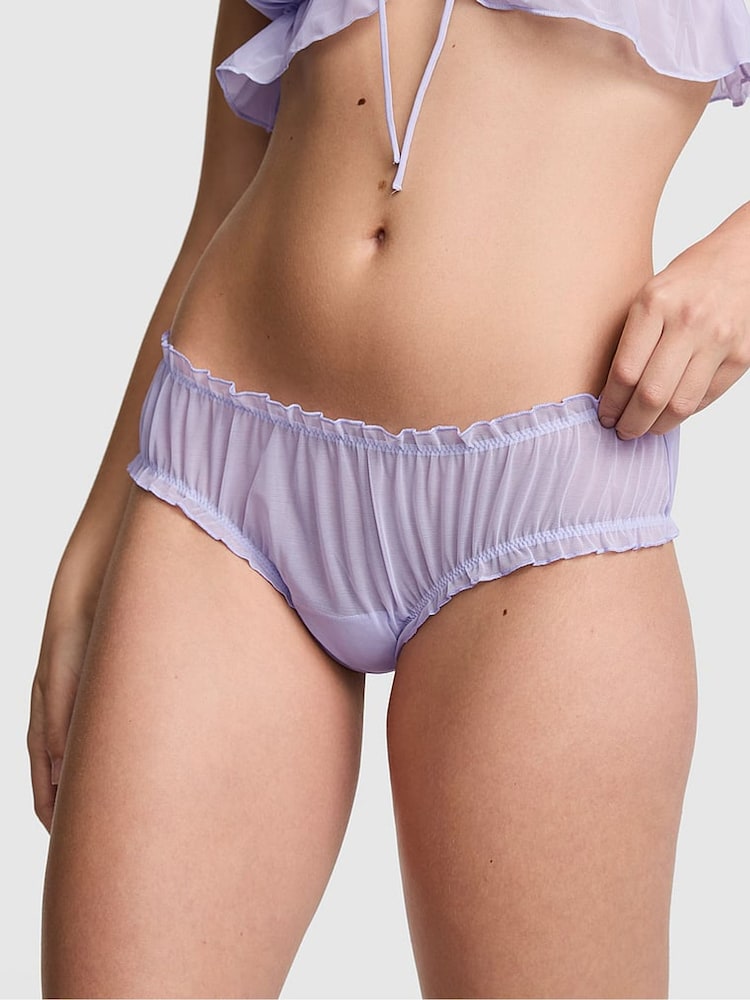 Victoria's Secret Pink Sweet Lavender Purple Cheeky Mesh Knickers - Image 1 of 2 Victoria's Secret Pink Sweet Lavender Purple Cheeky Mesh Knickers - Image 1 of 2