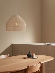 MADE.COM Natural Rattan Java Small EasyFit Light Shade - Image 1 of 4