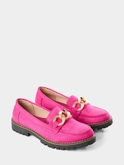 Joe Browns Pink Adeline Loafers - Image 4 of 5