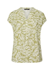 Evans Green Linen Blend Notch Neck Shirt - Image 2 of 2