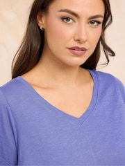 Evans Blue Slub T-Shirt - Image 3 of 5