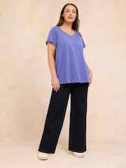 Evans Blue Slub T-Shirt - Image 4 of 5