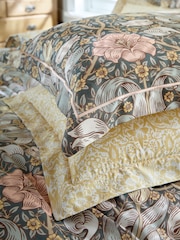 William Morris At Home Set of 2 Mineral Blue Spring Thicket 250 Thread Count Pillowcases - Image 1 of 5