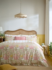 William Morris At Home Summer Yellow Compton Duvet Cover and Pillowcase Set - Image 1 of 8