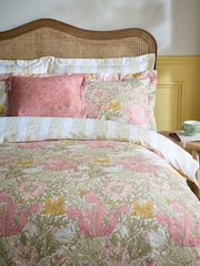 William Morris At Home Summer Yellow Compton Duvet Cover and Pillowcase Set - Image 3 of 8