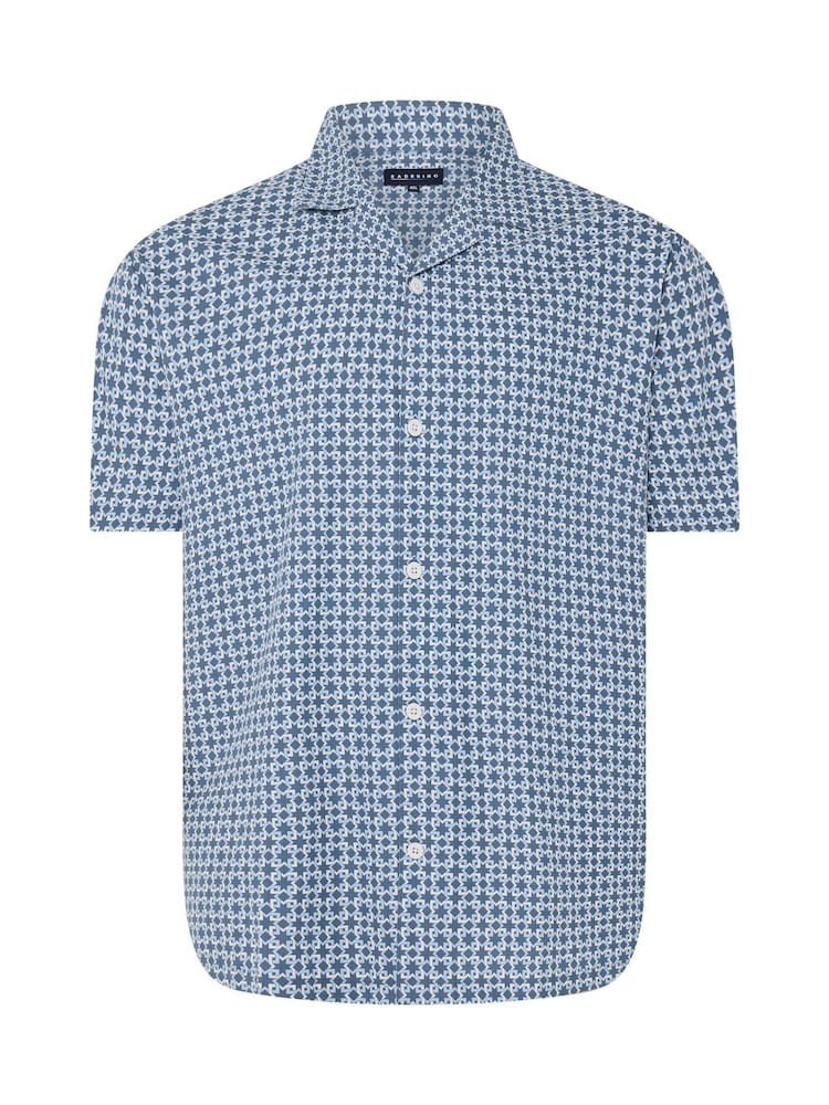 أزرق - BadRhino Big & Tall Peached Poplin Shirt - صورة 2 من 3