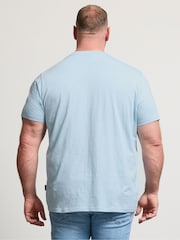 BadRhino Big & Tall Blue Slub Flower Pocket T-Shirt - Image 2 of 6