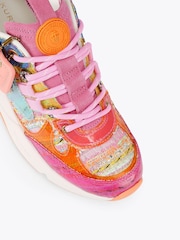 Kurt Geiger London Pink Womens Kurt Trainers - Image 4 of 5
