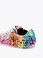Kurt Geiger London Pink Islington Bow Trainers - Image 4 of 5