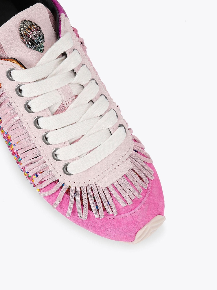 Kurt Geiger London Pink Islington Bow Trainers - Image 5 of 5 Kurt Geiger London Pink Islington Bow Trainers - Image 5 of 5