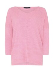 Evans Pink Seam Detail Batwing Jumper - Image 5 of 5