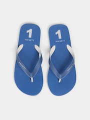 Hackett Light Blue Capri Numbers Flip Flop Shoes - Image 2 of 6