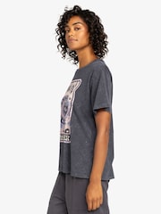 Roxy Grey Moonlight Sunset 100%  Cotton T-Shirt - Image 2 of 9