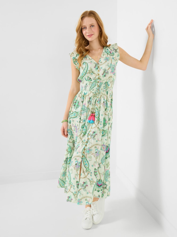 Joe Browns Green Helena Printed Maxi Dress - Image 1 of 5