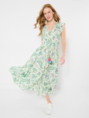 Joe Browns Green Helena Printed Maxi Dress - Image 3 of 5