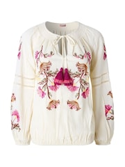 Joe Browns Cream Sunset Skies Peasant Top - Image 6 of 6