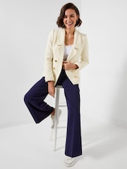 Joe Browns Blue Isabella Wide Leg Trousers - Image 3 of 5
