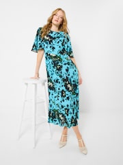 Joe Browns Blue Loretta Rose Print Dress - Image 3 of 5