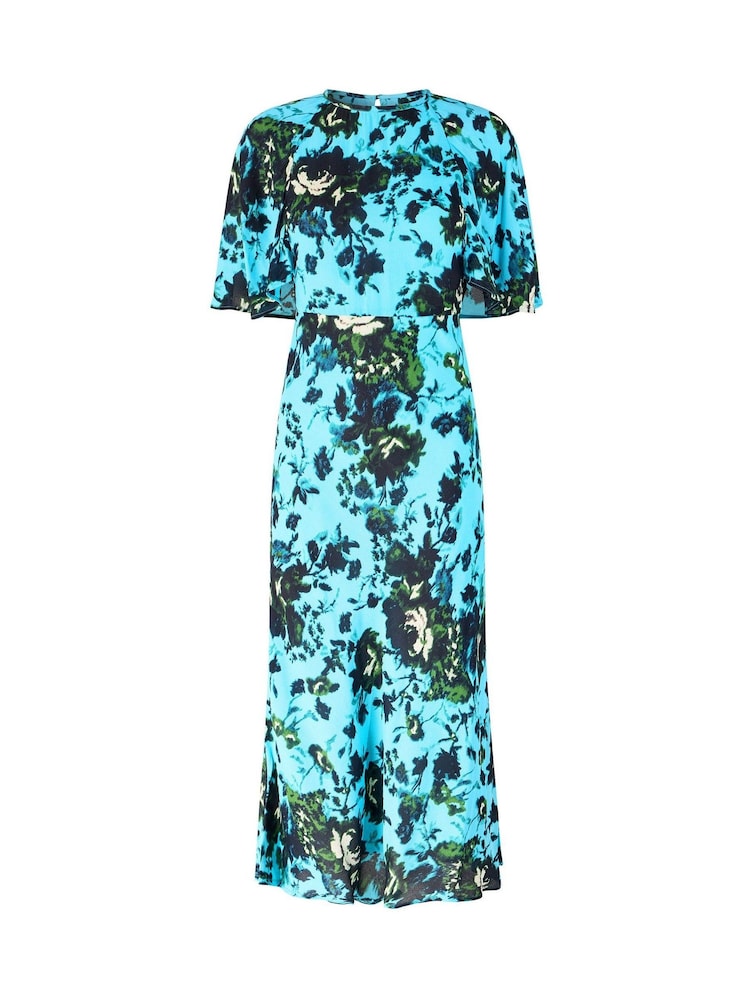 Joe Browns Blue Loretta Rose Print Dress - Image 5 of 5