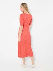 Joe Browns Orange Summer Brights Jersey Dress - Image 4 of 6