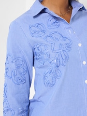 Joe Browns Blue Rebecca Applique Shirt - Image 4 of 6