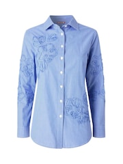 Joe Browns Blue Rebecca Applique Shirt - Image 6 of 6