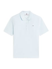 Tommy Hilfiger Light Blue 1985 Regular Fit Pique Polo Shirt - Image 5 of 5