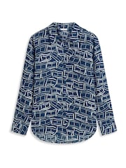 Tommy Hilfiger Blue Relaxed Fit Pure Linen Shirt - Image 5 of 5
