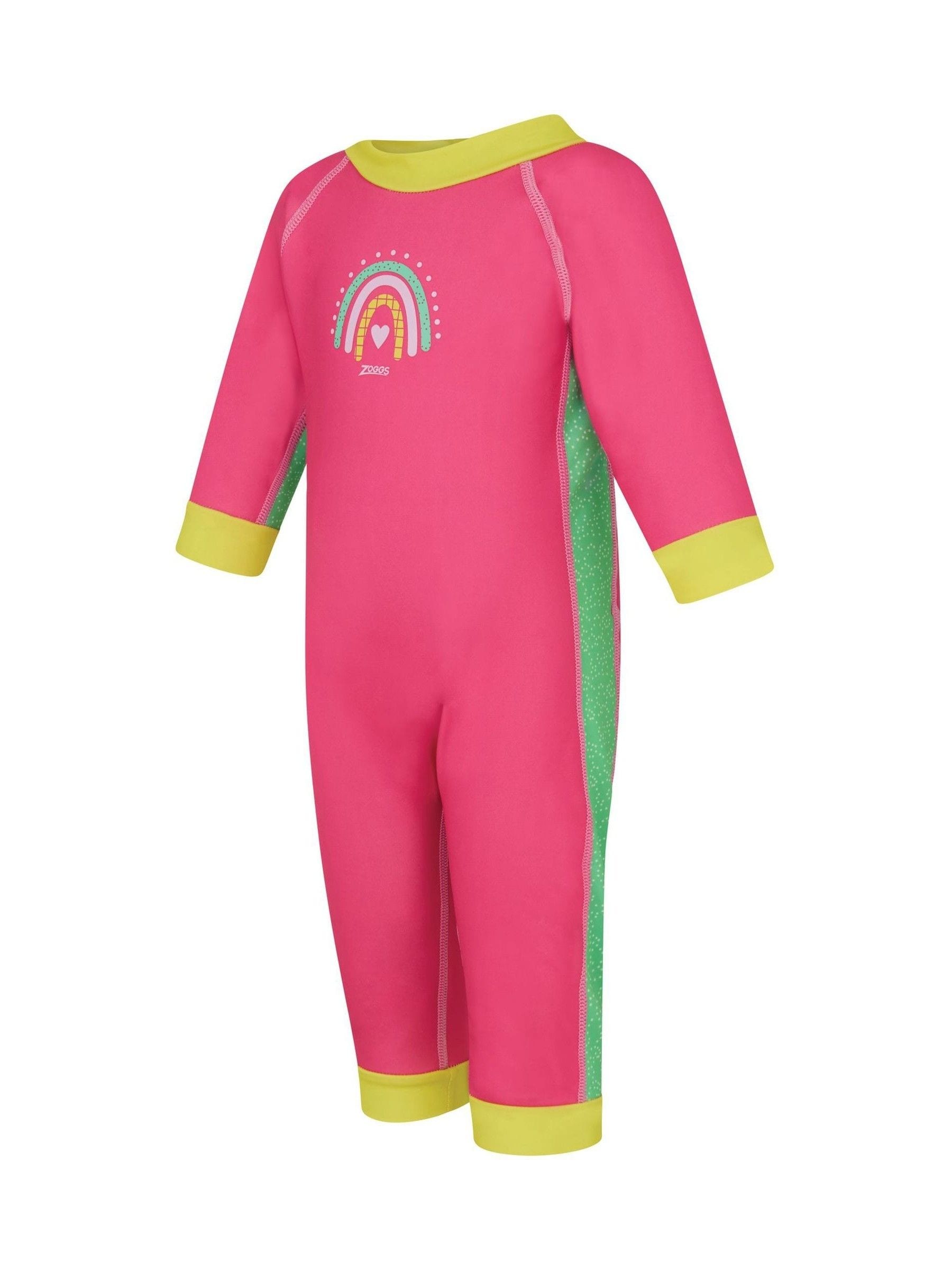 Buy Zoggs Pink Fleece-Lined Baby Jumpsuit from Next USA