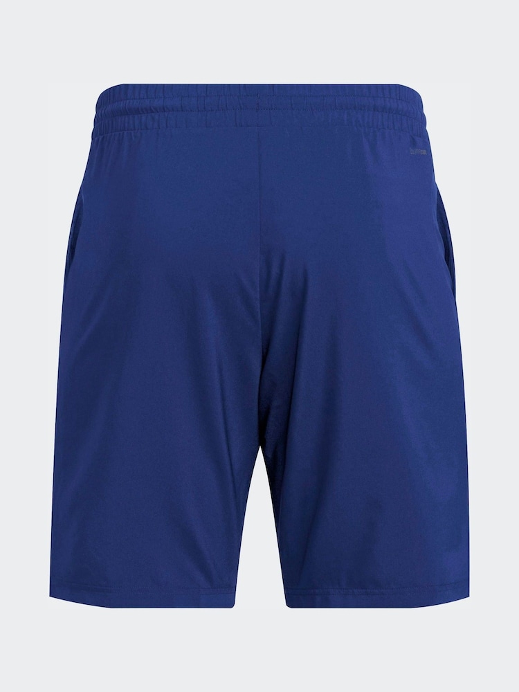 adidas Blue Club 3S Tennis Shorts - Image 7 of 7 adidas Blue Club 3S Tennis Shorts - Image 7 of 7