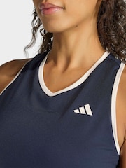 adidas Blue Heritage Tennis Vest - Image 4 of 6