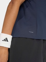 adidas Blue Heritage Tennis Vest - Image 5 of 6