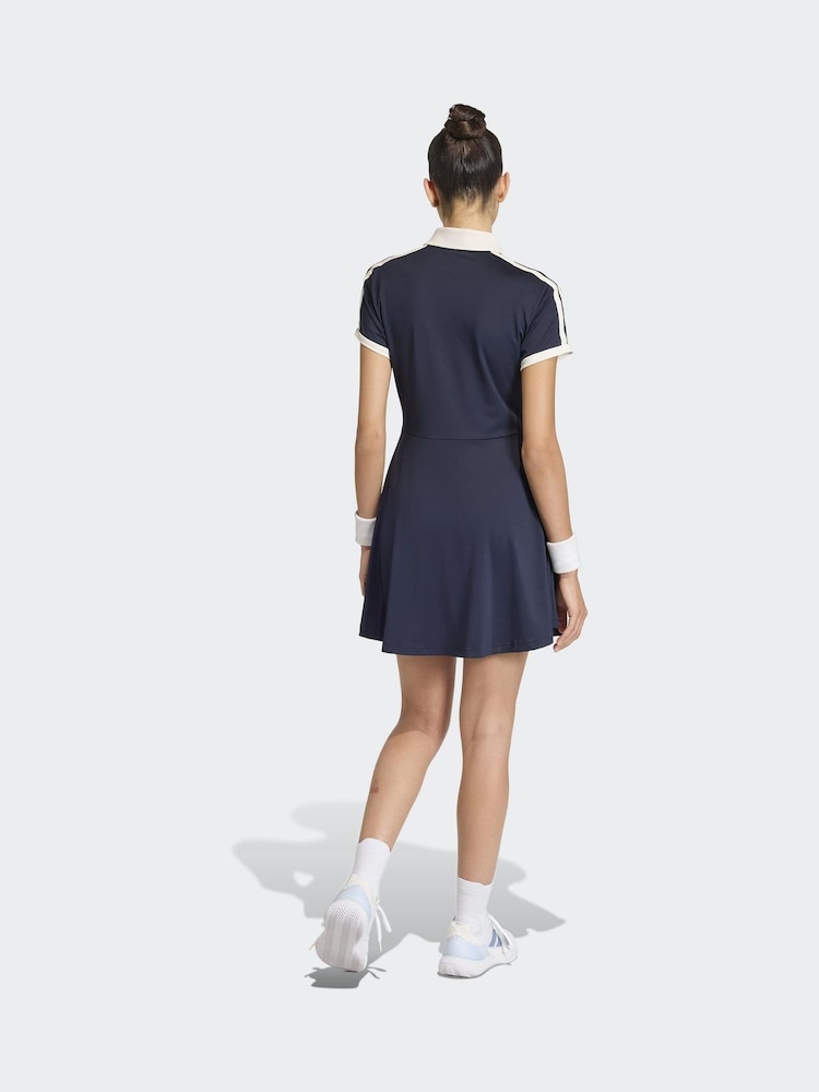 adidas Blue Heritage Tennis Dress - Image 2 of 6 adidas Blue Heritage Tennis Dress - Image 2 of 6