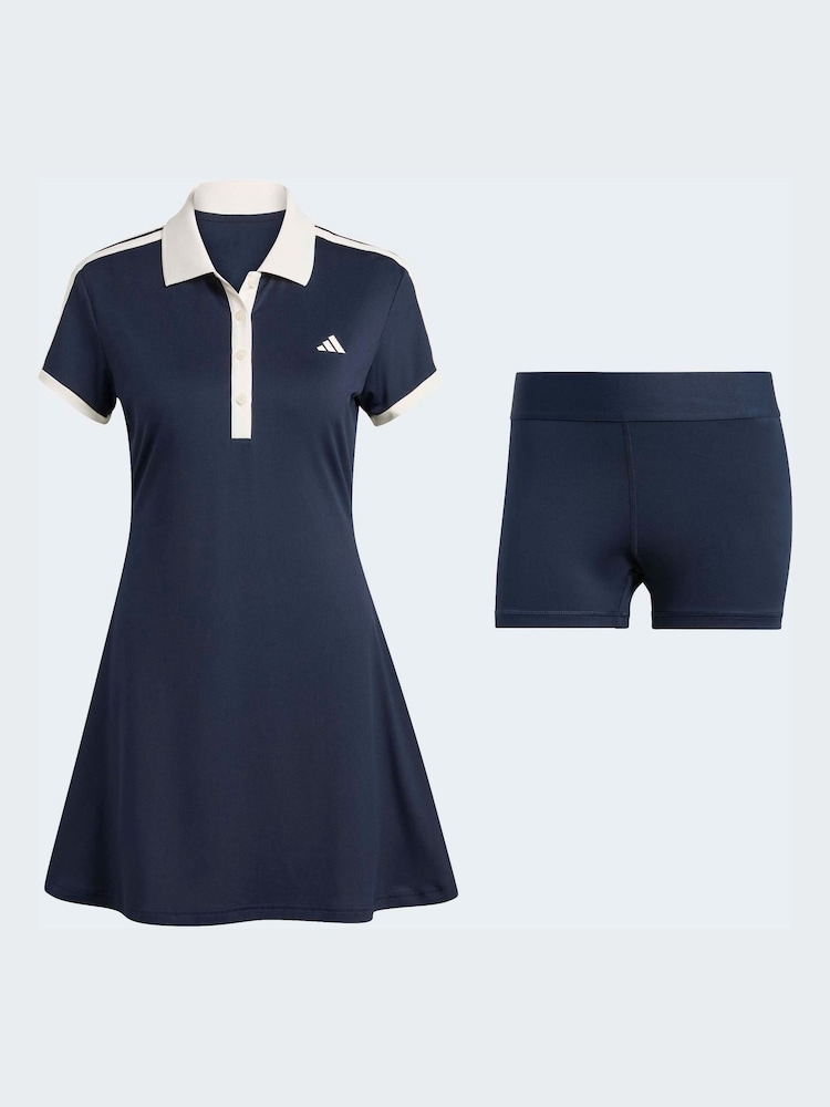 adidas Blue Heritage Tennis Dress - Image 6 of 6 adidas Blue Heritage Tennis Dress - Image 6 of 6