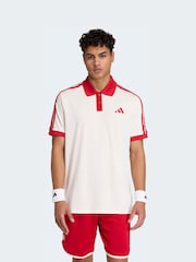白色 - adidas Heritage Tennis Polo Shirt - 圖片 1/5