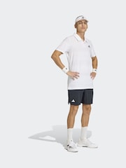 adidas White Freelift Tennis Polo Shirt - Image 3 of 6