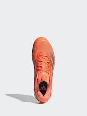 adidas Orange Adizero Ubersonic 5 Tennis Shoes - Image 6 of 9