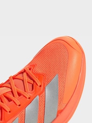 adidas Orange Adizero Ubersonic 5 Tennis Shoes - Image 8 of 9