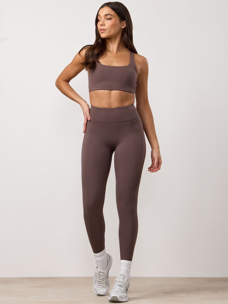 Gym King Brown Peach Luxe Redefined Leggings - Image 1 of 4 Gym King Brown Peach Luxe Redefined Leggings - Image 1 of 4