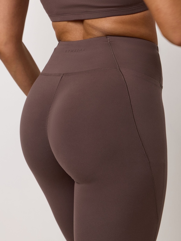 Gym King Brown Peach Luxe Redefined Leggings - Image 4 of 4 Gym King Brown Peach Luxe Redefined Leggings - Image 4 of 4