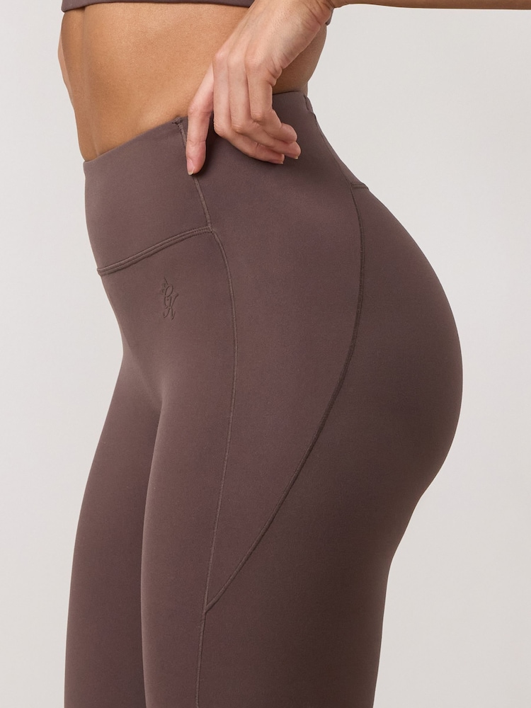 Gym King Brown Peach Luxe Redefined Leggings - Image 6 of 6 Gym King Brown Peach Luxe Redefined Leggings - Image 6 of 6