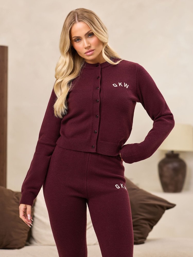 Gym King Red True Knit Fitted Cardigan - Image 2 of 4