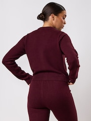 Gym King Red True Knit Fitted Cardigan - Image 4 of 4