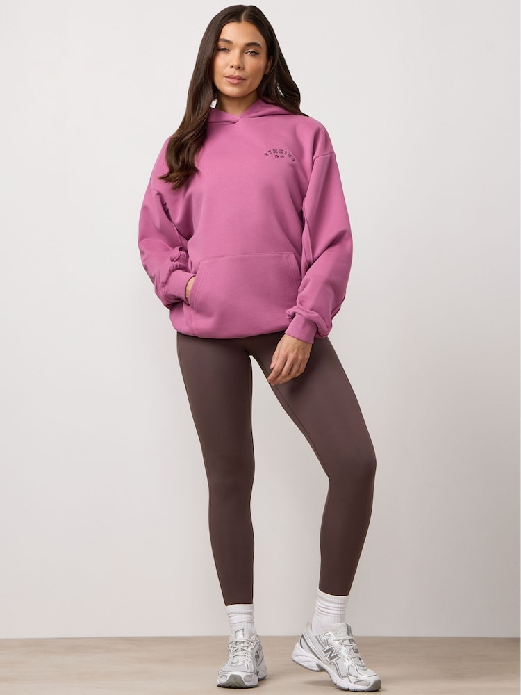 Gym King Purple Replenish Peached Seam Hoodie - Image 3 of 3