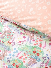 Bianca Meadow Bunnies Cotton Reversible Duvet Cover Set - صورة 4 من 5