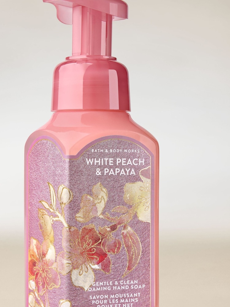 Bath & Body Works White Peach & Papaya Gentle & Clean Foaming Hand Soap 259ml - Image 2 of 4