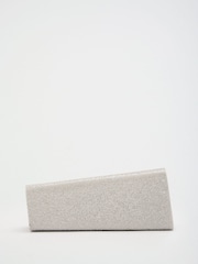 Lipsy Silver Diamante Asymetric Clutch Bag - Image 4 of 4