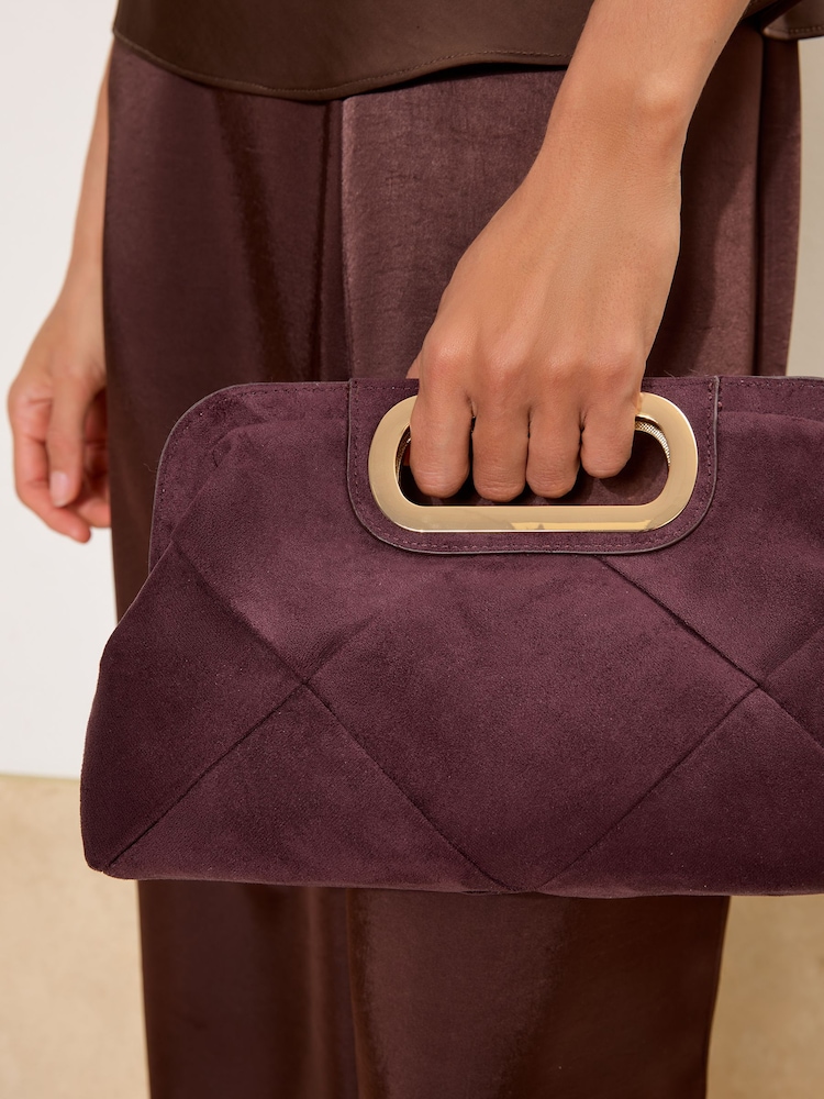 Burgundy - Lipsy Τσαντάκι clutch τοπ λαβής ύφανσης - Εικόνα 2 από 8 Burgundy - Lipsy Τσαντάκι clutch τοπ λαβής ύφανσης - Εικόνα 2 από 8